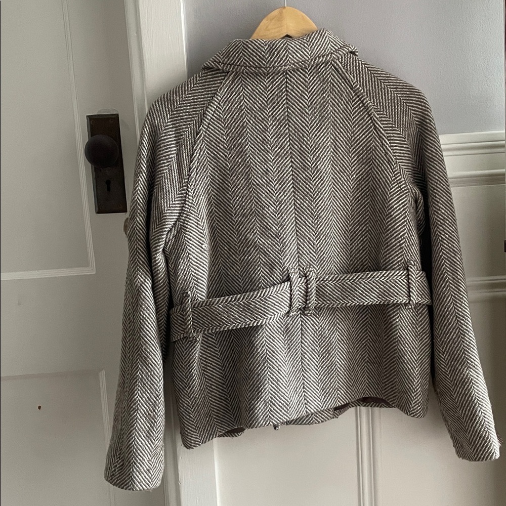 Vintage Liz Claiborne cropped Equestrian style wool coat- Size Medium - Picture 3 of 13
